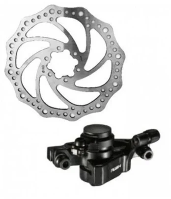 Dviračio mechaninių diskinių stabdžių komplektas Radius V-LUXE, 160 mm