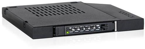 Icy Dock MB411SPO-1B drive bay panel HDD Cage Juodas