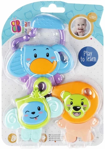 Safari 4in1 barškutis BAM BAM 515014