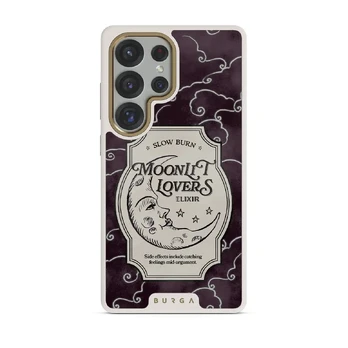 Moonlit Lovers - Samsung Galaxy S25 Ultra Case, Elite Light (Magnetic) / Gold