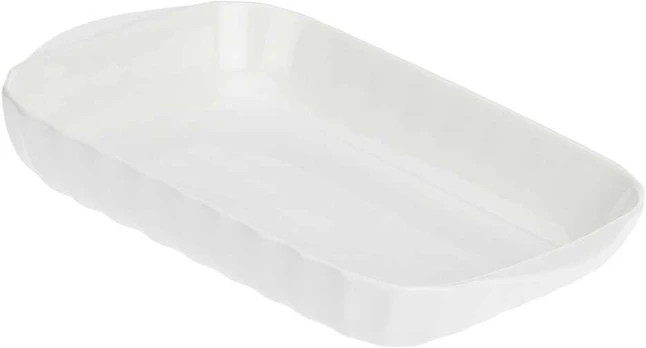 Pieve kepimo indas - baltas, 40 x 26 cm
