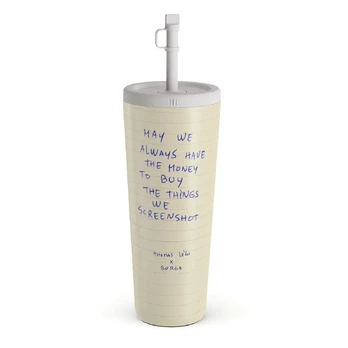 May We Always - Travel Mug, 700 ml / Straw