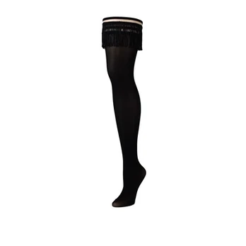 Kixies Keila - Thigh High - A - Juodas