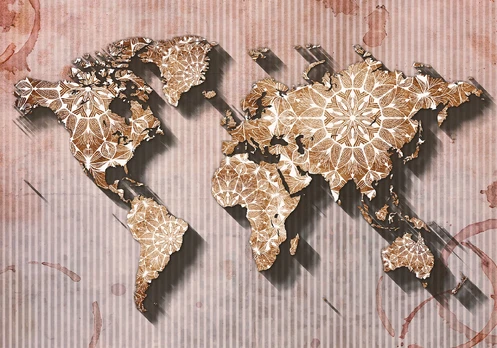 Fototapetas Artgeist Oriental Map, 350 cm x 245 cm