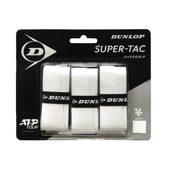 Teniso raketės virš. apvija DUNLOP SUPER TAC overgrip, white