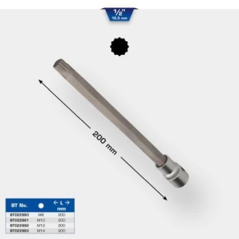 Šešiakampio lizdo komplektas KS TOOLS BT022960