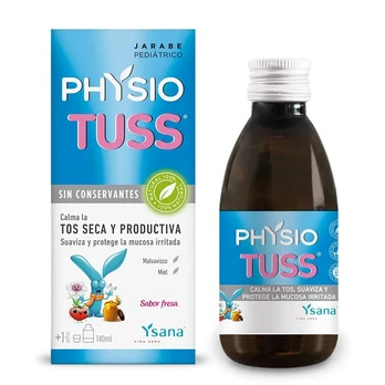 Ysana „Physiotuss“ sirupas vaikams, 140 ml