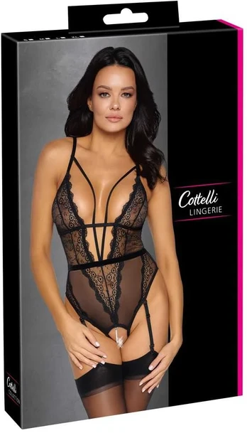 Cottelli lingerie Body Pear String M glaustinukė