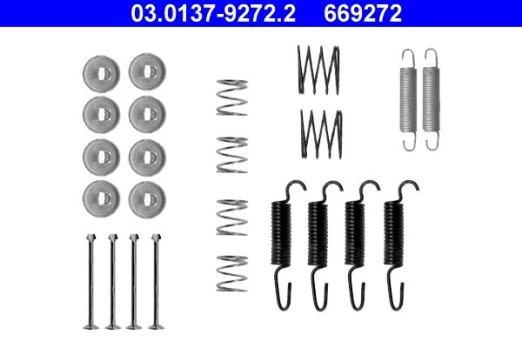 ATE 03.0137-9272.2 Brake shoe fitting kit