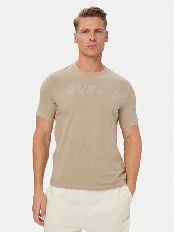 Guess Marškinėliai Z6YI26 K5090 Smėlio Regular Fit