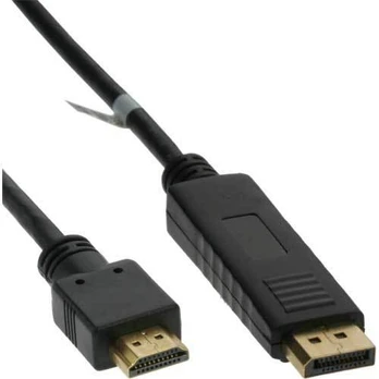 Kabelis InLine DisplayPort - HDMI 2m juoda (17182)