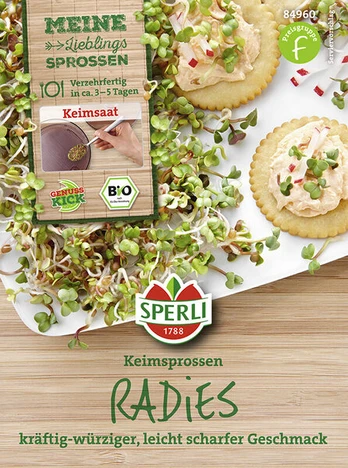 Ridikėliai daiginimui BIO