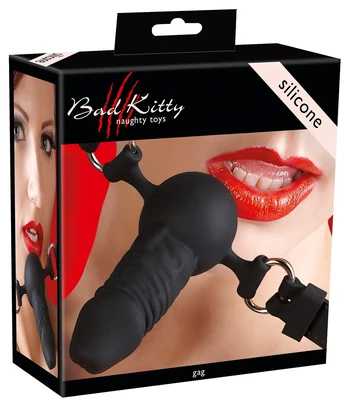 Bad Kitty Gag Ball Silicone burnos kaištis