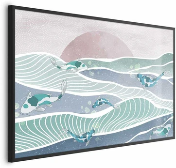 Artgeist Plakatas - Fish on the Waves