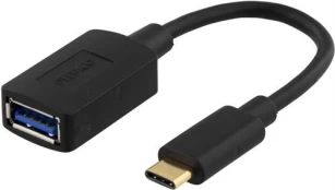Adapteris DELTACO USB 3.1 "C-A", juodas / USBC-1204 kaina