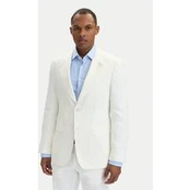 BOSS Švarkas Hutson Peak 262 50561857 Balta Slim Fit