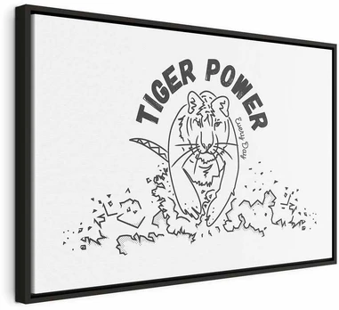 Artgeist Paveikslas - Tiger Power (1 Part) Wide