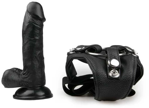 Ouch By Shots Ouch! Adjustable Strap-On System 15 cm - Removable Anatomical Model