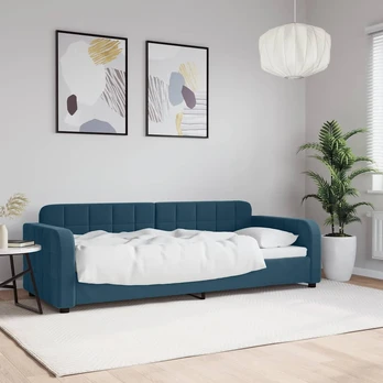 Lova Sofa, mėlynos spalvos, 80x200cm, aksomas