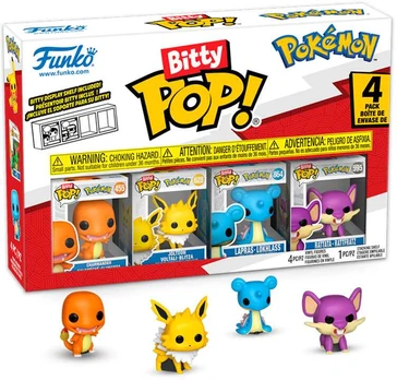 Funko Blister 4 figures Bitty POP Pokemon Charmander