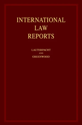 International Law Reports