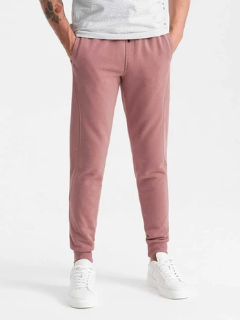 Pants for men modone, ciemnoróżowy