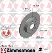 Stabdžių diskas ZIMMERMANN 230.2371.20 kaina