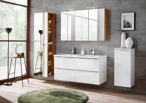 Vonios spintelė COMAD CAPRI WHITE 803B FSC, balta
