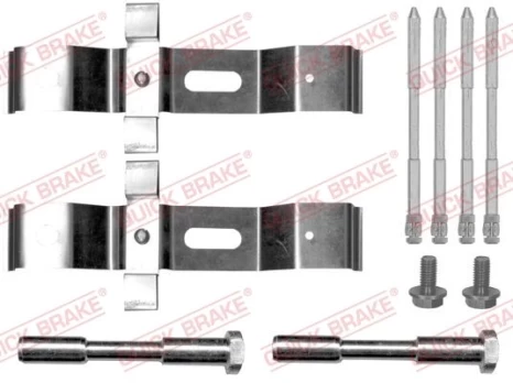 Priedų komplektas, diskinių stabdžių trinkelės QUICK BRAKE 109-0072
