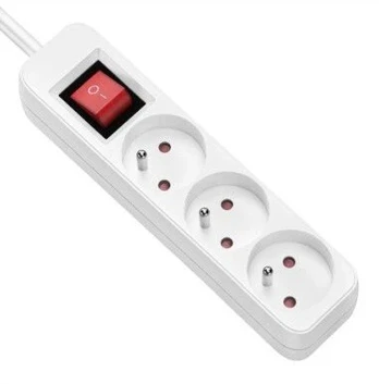 Maitinimo juosta Value UTE 3 lizdai 1,5 m balta (19.99.0969)