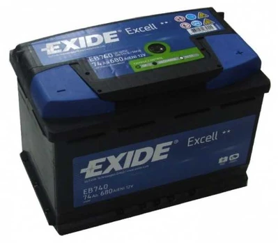 Akumuliatorius EXIDE 74 Ah 680 A EN 12V