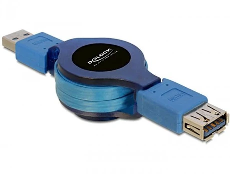 DELOCK Cable USB 3.0 plėtinys A/A ištraukiamas