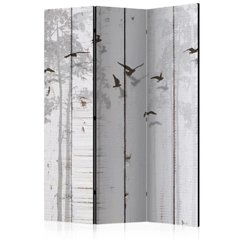 Artgeist Pertvara - Birds on Boards [Room Dividers]