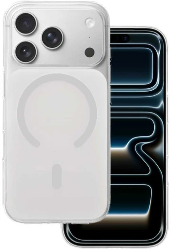 Tel Protect Glossy Magsafe dėklas skirtas Apple iPhone 14 Pro baltos spalvos