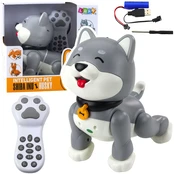 Lean Toys Interaktyvus Husky Robotukas su Nuotoliniu Valdymu kaina