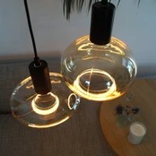 SEGULA LED plaukiojantis ovalus E27 4,5W dimmable smoke