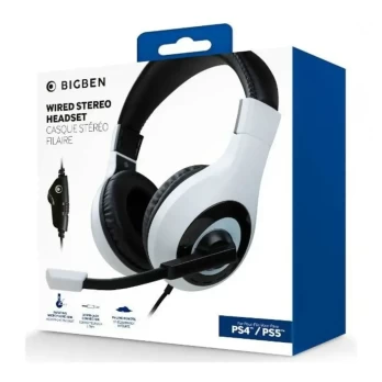 Žaidimų ausinės Bigben PS5HEADSETV1WHITE