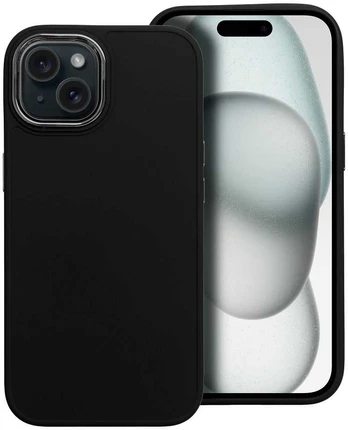 Dėklas Oem FRAME Case for IPHONE 15 juodas
