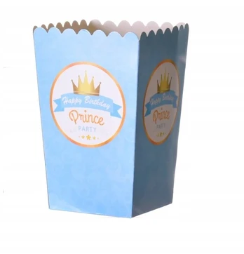 Popierinė popcorn dėžutė gimtadieniui Prince