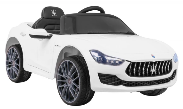 Elektromobilis Maserati Ghibli baltas