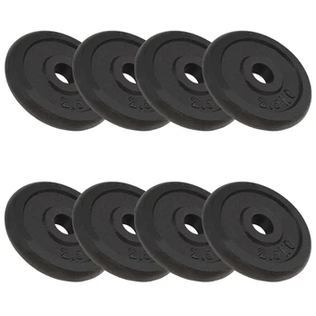 Svoriai, 8vnt., 8x2,5kg, ketus