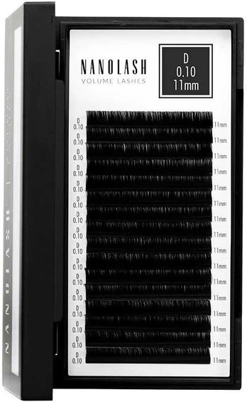 Nanolash VOLUME LASHES false eyelashes 0.10 D #11 mm 1 u