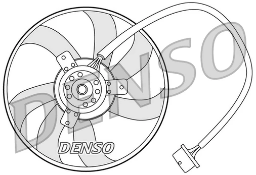 Ventiliatorius, radiatoriaus DENSO DER32003