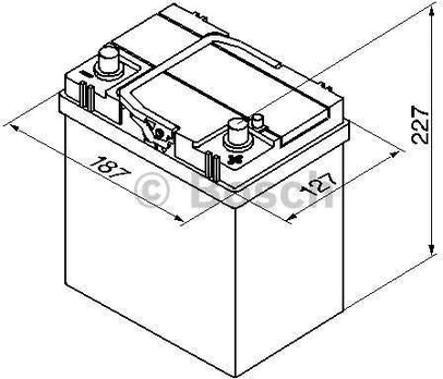Akumuliatorius Bosch 40Ah 330A (S4018)