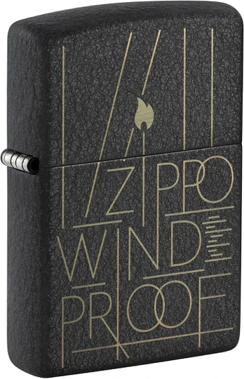 Žiebtuvėlis Zippo Line Art 46172, juoda sp.