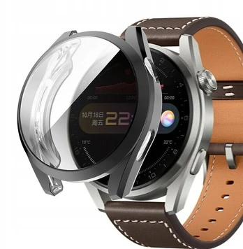 Silikoninis dėklas huawei watch 3 pro 48mm juodas