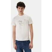 Guess Marškinėliai M6GI11 K2992 Balta Slim Fit