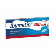 IBUMETIN 400 mg plėvele dengtos tabletės N10 kaina