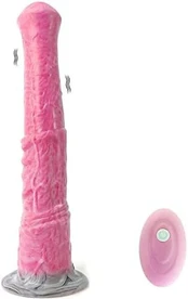 Dildo su nuotolinio valdymo pulteliu Horse Dildo