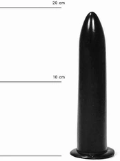 Dildo ALL BLACK 20 cm kaina